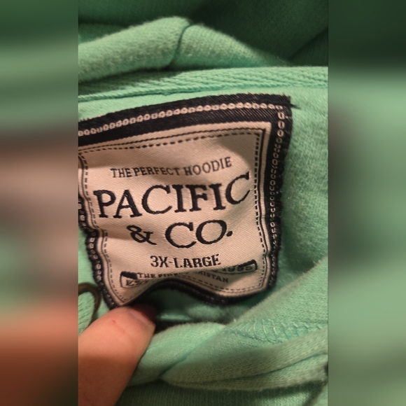 3X Green PERDIDO KEY FLORIDA Hoodie Excellent Condition - Picture 5 of 6